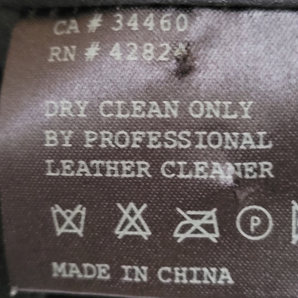 Veda Shawl Front Suede Fitted Leather Jacket Small - Picture 11 of 12